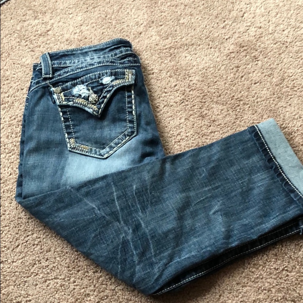 Miss me crop jeans
